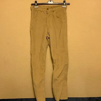 Pantalones de mezclilla vintage de pana para niños Sears talla 20 REG (28x29) tostados Foto 1 de 4