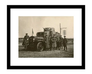 German Soldiers 8x10 photo print Armored Car in 1918 World War 1 high res WWI - Picture 1 of 2