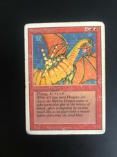 MTG | 1 x Shivan Dragon | Revised Edition | Magic The Gathering | Damaged