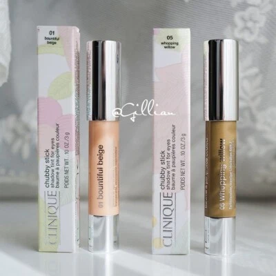 Clinique Chubby Stick Shadow Tint Eyes 08 CURVACEOUS COAL Eyeshadow New in Box - Image 1 of 4