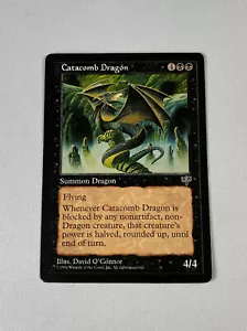 MTG Catacomb Dragon Mirage regolare raro LP - Foto 1 di 10