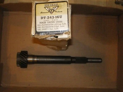 NORS 1961 PLYMOUTH 225 ENGINE DODGE DART 6 CYL STD TRANSMISSION MAIN DRIVE GEAR  - Image 1 of 4