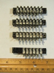 4 Stück verschiedene Bakelit Klemmleisten für Röhrenverstärker oder DIY - Bild 1 von 2