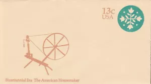 US Postal Stationery Scott # U572 Mint Entire - 13 Cents Homemaking Bicentennial - Picture 1 of 1
