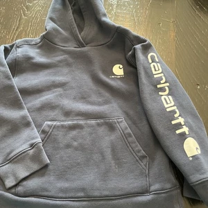 Carhartt Jungen Gr. 6 Navy Spell Out Sleeve Hoodie - Bild 1 von 3