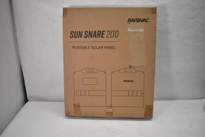 Портативная складная солнечная панель Rayovac Sun Snare 200 200 Вт с подставками в коробке - Изображение 1 из 4