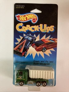 HOT WHEELS ORIGINAL 1987 CRACK-UPS CAB CRUNCHER DUMP TRUCK BLACKWALL RARE D - Bild 1 von 21