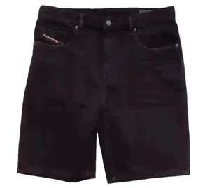 Diesel Vaqueros Hombre Short D-Strukt 0HBAV Talla 30 Regular Fit Negro - Imagen 1 de 4