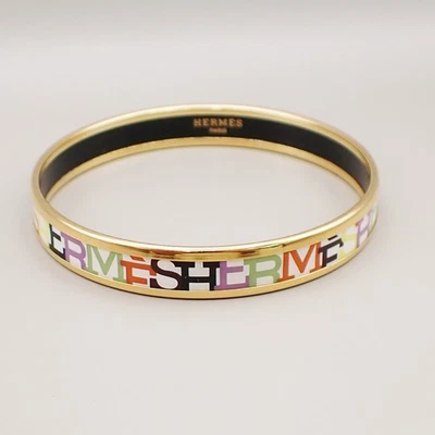 Brazalete Brazalete HERMES Email PM Esmalte GHW Blanco Hecho en Austria +K 65RL341 Foto 1 de 4