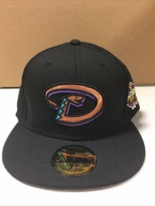 Brand New Arizona Diamondbacks New Era 2001 World Series Patch Hat- (Size 7 3/8) - Picture 1 of 4
