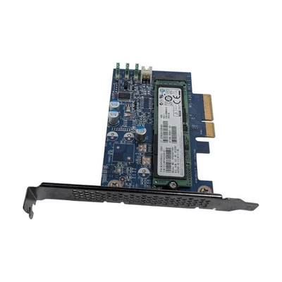 Tarjeta HP PCI-e a M.2 742006-002 con 256 GB m.2 Samsung MZ-HPU256HCGL-00H1 Foto 1 de 4
