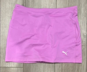 NWT Puma Youth Girls Tennis Skirt With Shorts Purple Large  - Picture 1 of 5