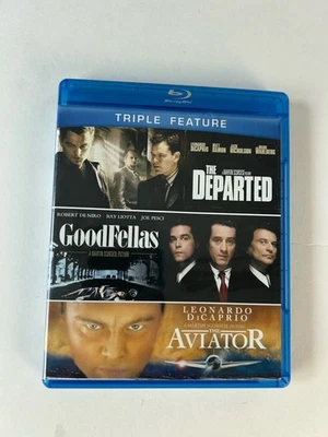 Martin Scorsese Blu-ray Triple Feature Goodfellas The Aviator and Departed - Imagem 1 de 4