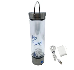 H2 FUEL Wasser Wasserstoff Ionisator Flasche mit Ladestein und Kabel - Bild 1 von 5