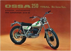 OSSA Brochure MAR 250 1973 1974 1975 1976 Trials Sales Catalog Catalogue REPRO - Picture 1 of 2