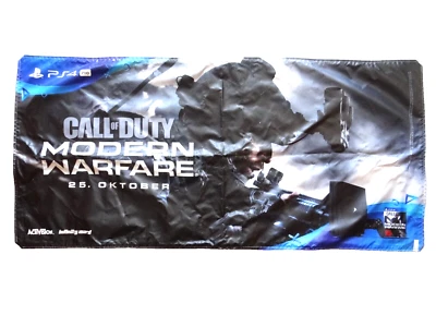 Call of Duty Modern Warfare COD  Playstation 4 Game Promo Banner Poster 119x56cm - Bild 1 von 4