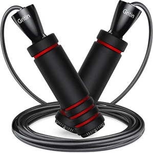 Springseil, 3 Meter Verstellbare Speed Rope Mit Rutschfest & Ergonomisch Schaum - Bild 1 von 9