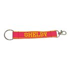 Neu Shelby Namensschild Schlüsselanhänger Rucksack Tasche Schuletikett Gepäckanhänger rosa Material