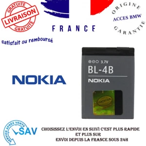 Originale Batterie NOKIA BL 4B POUR NOKIA 7070 Prism - Photo 1 sur 1