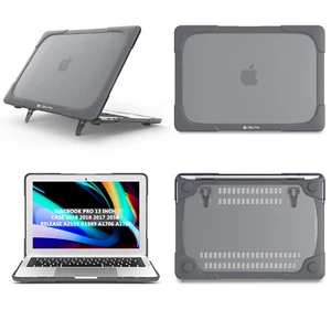 Custodia protettiva rigida Delfy per laptop Macbook Pro 16" con Touch Bar Touch ID - Foto 1 di 23