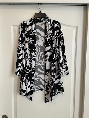 Peter Nygard Chaqueta Cárdigan Frente Abierto, Topper o Suéter - Talla XL Foto 1 de 4