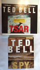 2 AudioBooks CDs Ted Bell unabridged Spy & Tsar preowned