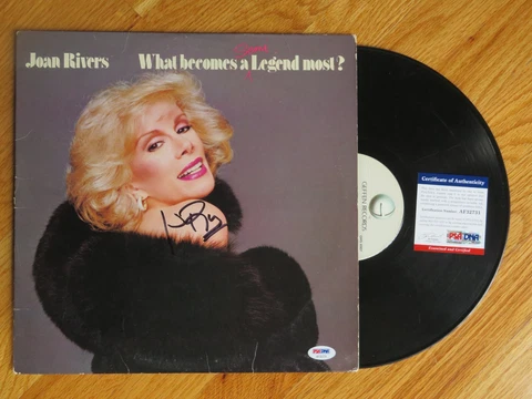 JOAN RIVERS signed WHAT BECOMES A Semi LEGEND MOST? Record / Album PSA AF32731 Cover