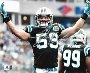 Luke Kuechly Carolina Panthers Autographed 8x10 Photo GA COA - Signed - Picture 1 of 2