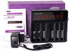 Efest LUC V6 Ladegerät 3,6V -3,7V Li-Ionen Akkus mit HD LCD Anzeige e Zigarette