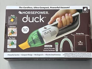 Horsepower Duck Vacuum Rechargeable Handheld Vacuum with Accessories Cordless - Picture 1 of 2