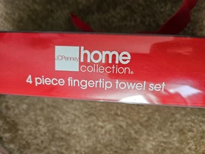 TWST JC Penney Home Collection 4Pcs  Fingertip TowelSet. Low price Fast Ship(A3) - Picture 1 of 6