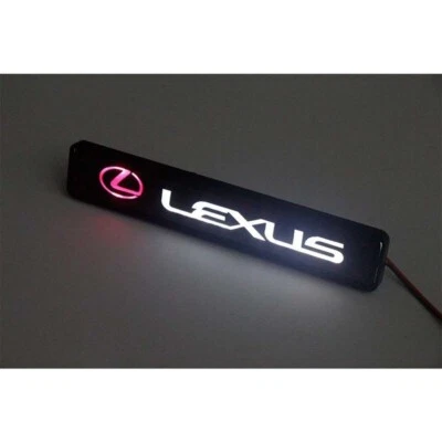 Lexus Glowing LED Grill Emblem 164 x 29mm (About 6.45 x 1.14inch) From Japan New - image 1 of 4