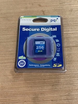 Tarjeta de memoria SD PQ1 256 MB nueva sellada SD Foto 1 de 3