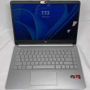 HP 14-fq0110wm 5z7y9ua 14" Ryzen 3 3250U 2.6GHz 4GB RAM 128GB SSD - Picture 1 of 7