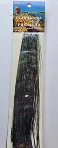 Flashabou Predator 20" long , 1/69" wide #97 Black - Picture 1 of 3