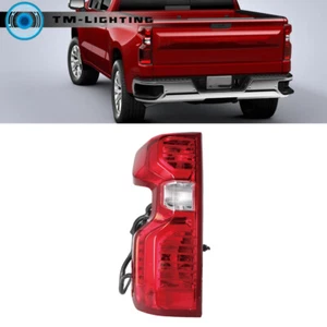 Driver Left Side For 2019 2020 2021 Chevy Silverado 1500 Incandescent Tail Light - Picture 1 of 8
