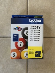 Brother LC201Y Standard Yield Yellow Ink Cartridge - Picture 1 of 2