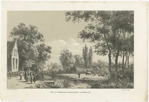 Antique Print of the Canal of Drachten by Craandijk (1888) - Picture 1 of 1