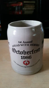 Los Angeles Equestrian Center 1st Annual Octoberfest 1986 by Rastal Germany Mug - Picture 1 of 6
