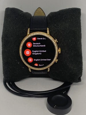 Fossil Gen 4 Authentic Digital Dial Smart Watch Custom Band FTW6015 AB439 - Image 1 of 4