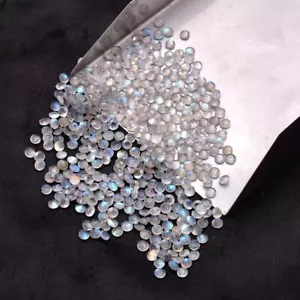 Natural Flashy Labradorite 6mm Round Shape Faceted Cut Loose Gemstone 50 Pcs - Picture 1 of 4