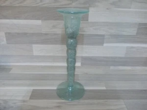 Murano Sandglas römischer Stil Abrissglas Studio Glas Kerzenleuchter 24,50cm - Picture 1 of 6
