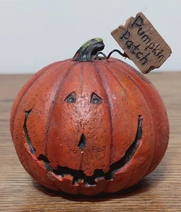 Jack-o-Lantern Pumpkin Figurine - Picture 1 of 7
