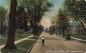 Cartolina nuova Brighton Pa. Lower 3rd Avenue P619 - Foto 1 di 2