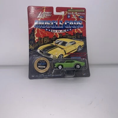 1972 Chevy Nova SS Cragar Mags Johnny Lightning Muscle Cars USA Collector Coin - Image 1 of 4