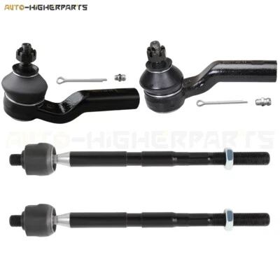For 2012-2018 Ford Focus 4 Pcs Front Inner and Outer Tie Rod Ends - Image 1 of 4