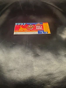 1997 BALTIMORE ORIOLES AL CHAMPIONSHIP TICKET STUB RIPKEN MUSSINA ALOMAR BAINES - Bild 1 von 4
