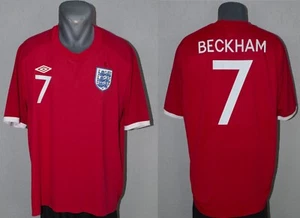 England Beckham Jersey 2010 World Cup Football Mens Umbro Away Shirt Size 2XL - Picture 1 of 8