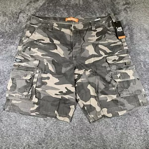 Pantalones Cortos Lee Dungarees Para Hombre 4 Ceniza Camuflaje Carga Utilitario NUEVO - Imagen 1 de 12
