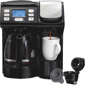 Hamilton Beach FlexBrew Trio 2-Way Coffee Maker Compatible K-Cup Programmable - Picture 1 of 12